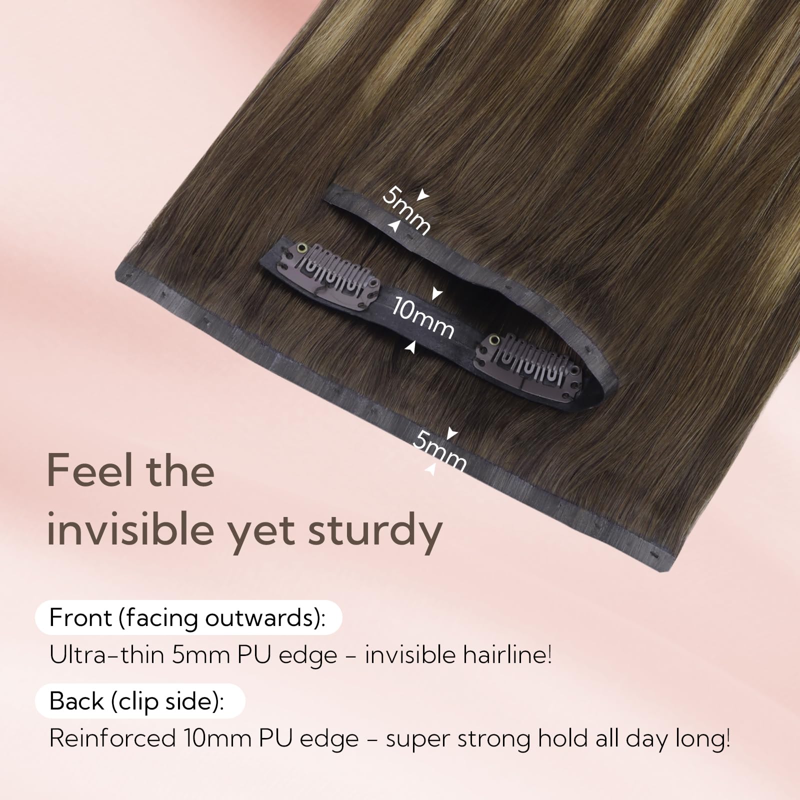 hotbanana Seamless Clip in Hair Extensions - Image 3