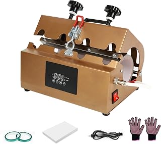 Tumbler Heat Press Machine, JATCSG Ceramic Mug Press for 11oz 15oz 16oz 20oz 30oz Sublimation Blank Skinny Tumbler Glass, Cup Heat Press DIY Sublimation with Sheets Paper Heat Resistant Tape Gloves
