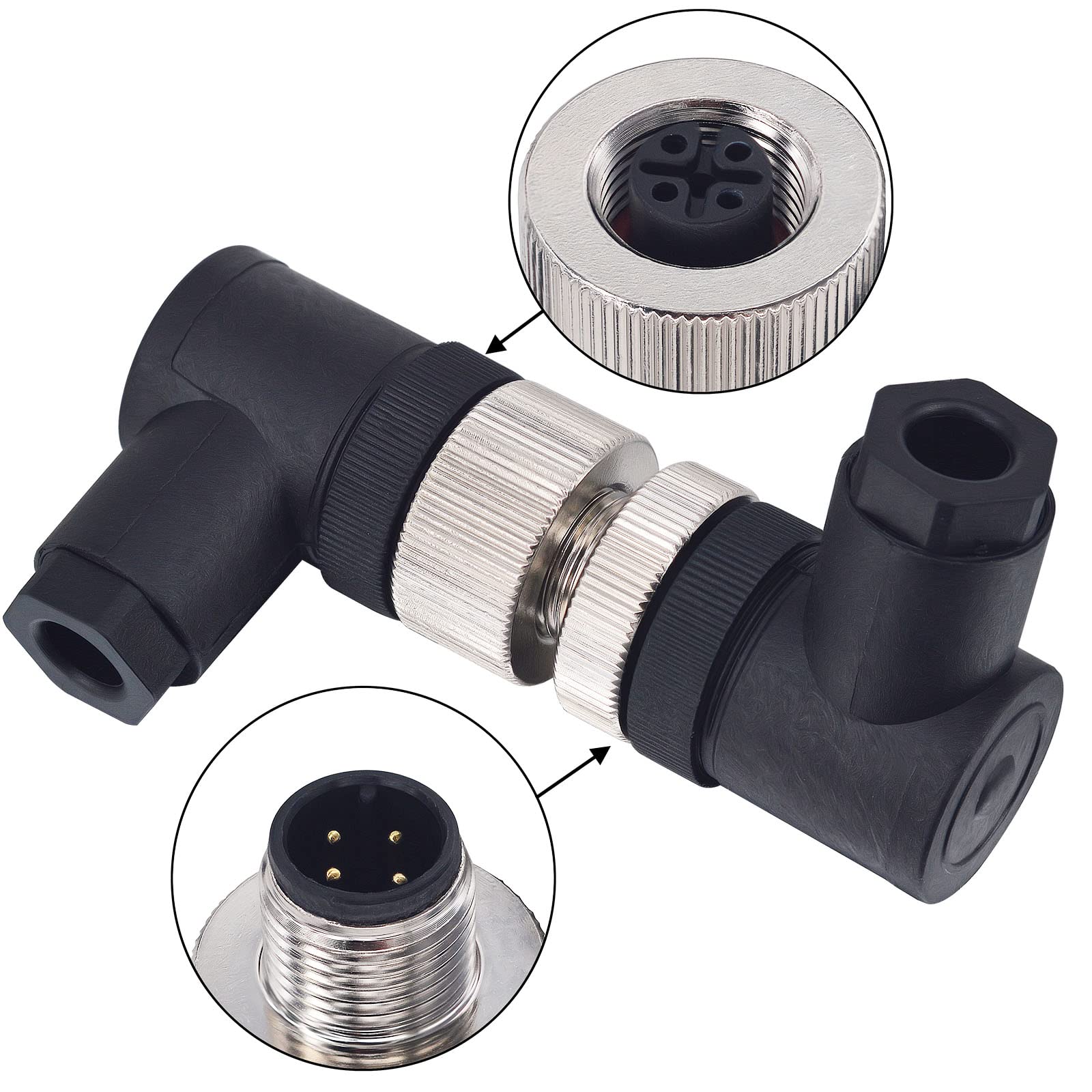 M12 PCB 航空プラグ 防水 IP67 4 ピン オス メス 90 度曲げコネクタ 工業用グレード M12 溶接ソケット M12 PCB 航空プラグ 防水 IP67 17 ピン オス メス 90 度曲げコネクタ 工業用グレード M12 溶接ソケット M12 金属組み立て 航空プラグ防水 12 ピン コネクタ 直角エルボ IP67 PG7 4-6mm コネクタ M12 PCB 航空プラグ 防水 IP67 17 ピン オス