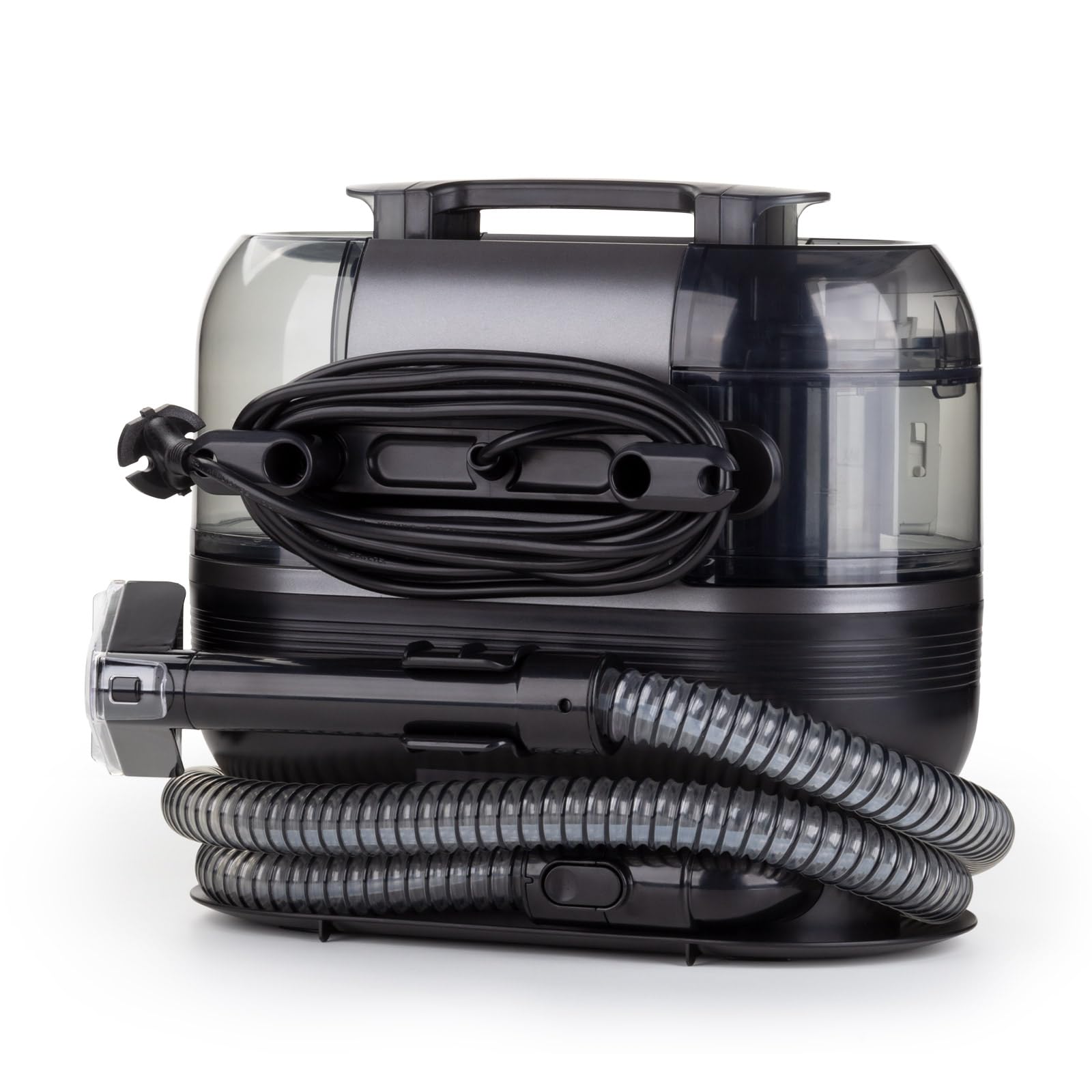 Tiefenreiniger Vitapur PRO - 350W-Motor, HEPA-Filter, duale Tanks für sauberes&schmutziges Wasser, vielseitige Aufsätze für die gründliche Reinigung von Teppichen, Polstern&Autositzen