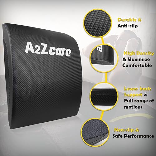 Miniatura 3 de A2ZCARE Esterilla de ejercicio abdominal, almohadilla para sentarse, esterilla de entrenamiento abdominal y núcleo para una gama completa de