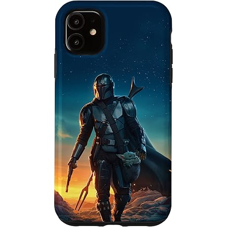 iPhone 11 Star Wars Case: The Mandalorian and Grogu Sunset!