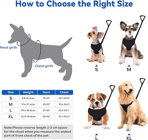 Miniatura 7 de Hamaca de aseo para perros 2 en 1 con correa multifunción para perro, arnés para perro sin tirones, hamaca de aseo desmontada en correa, con bucle