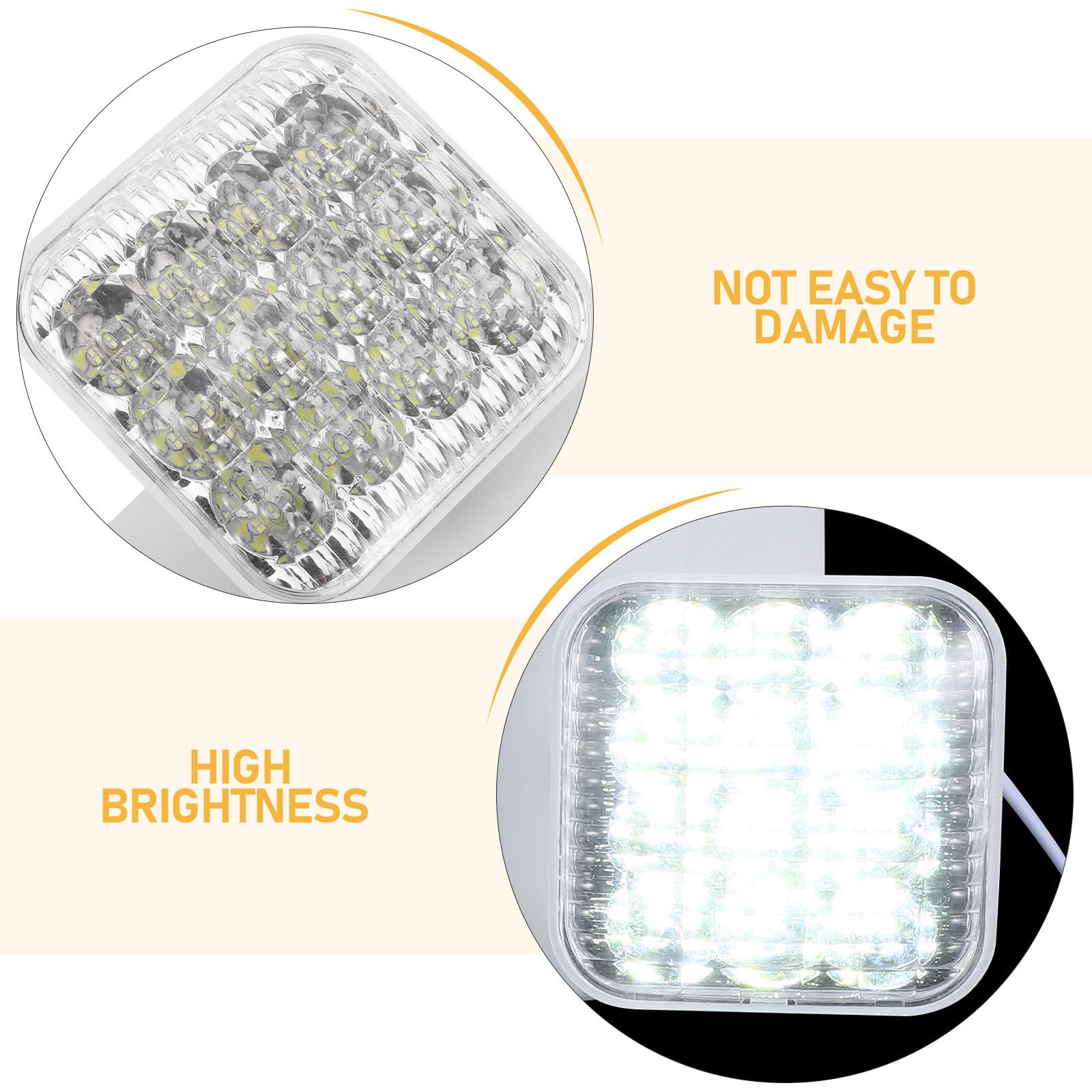 Luz de Emergencia LED Doble Ajustable de Pared para Negocios