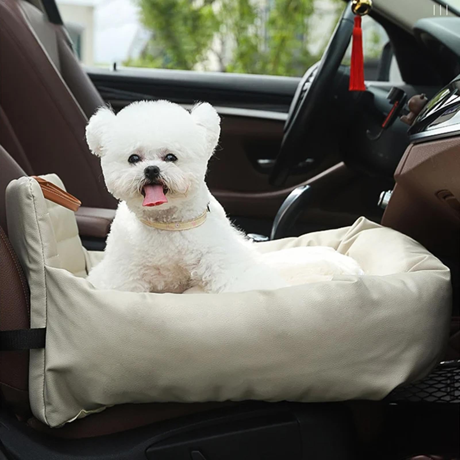 Cama de viaje para perros, cama para perros de coche, caseta para perros, impermeable para perros pequeños de 10 kg, cama antideslizante para coche, camión | impermeable para perros pequeños de 10 kg, cama antideslizante para coche, camión