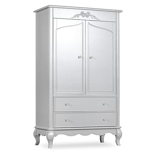 Evolur Aurora Armoire, Queen, Akoya Grey PearlSilver Mist
