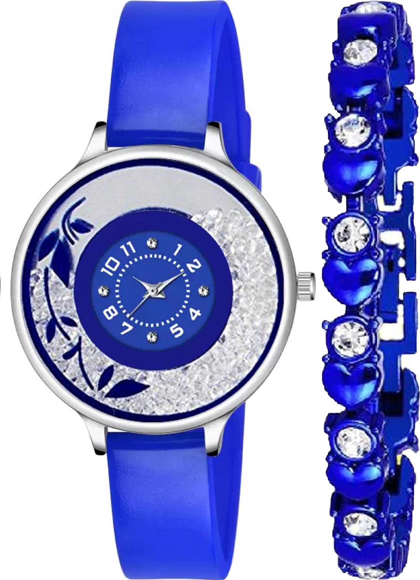 DKEROAD Analog Silicone Blue Strap Watch for Girls | Party-Wedding-Casual-Formal | - Model331 (B0BGRVLZ65) Amazon Price History, Amazon Price Tracker