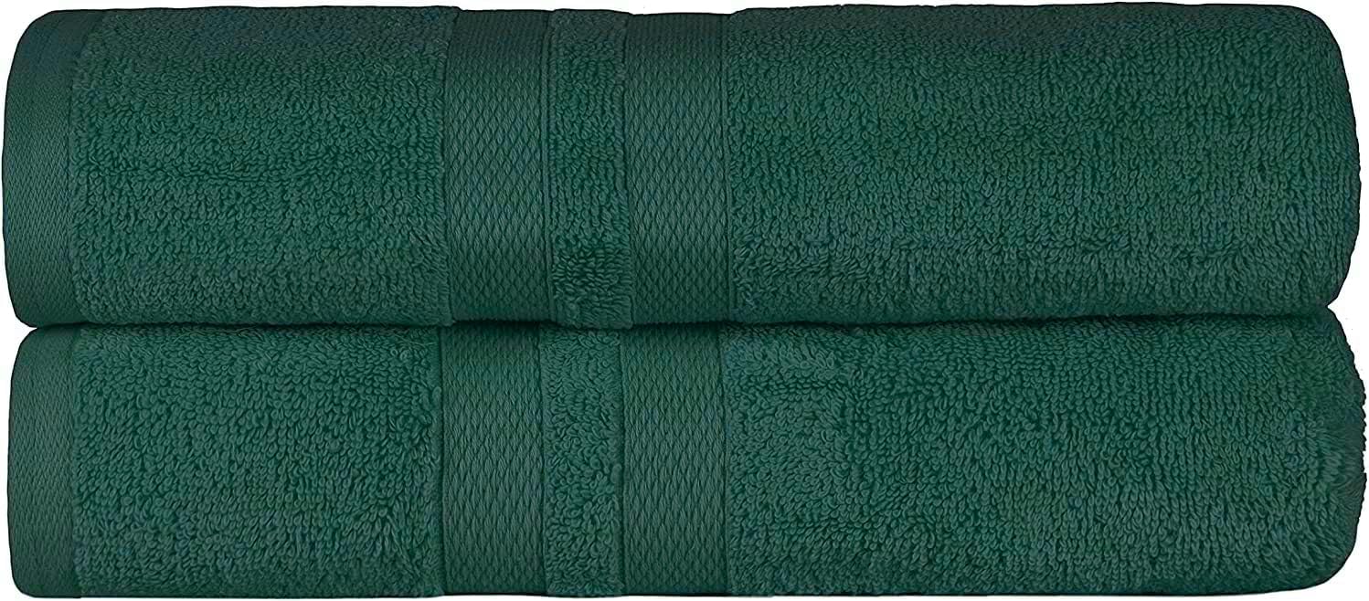 Wholesale Trade Dealz Pack of 2 Large Jumbo Bath Sheet Towels(75 x 150 cm) 100% Egyptian Cotton Big Bath Sheets Quick dry & Absorbent (Blue Lagoon, Cotton)