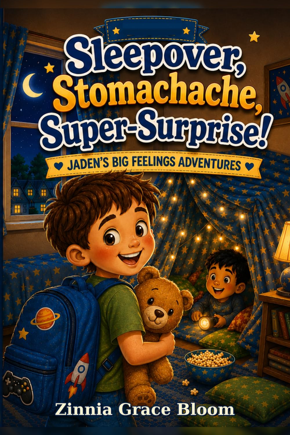 Sleepover, Stomachache, Super-Surprise!: Jaden's Big Feelings Adventures - Book 2