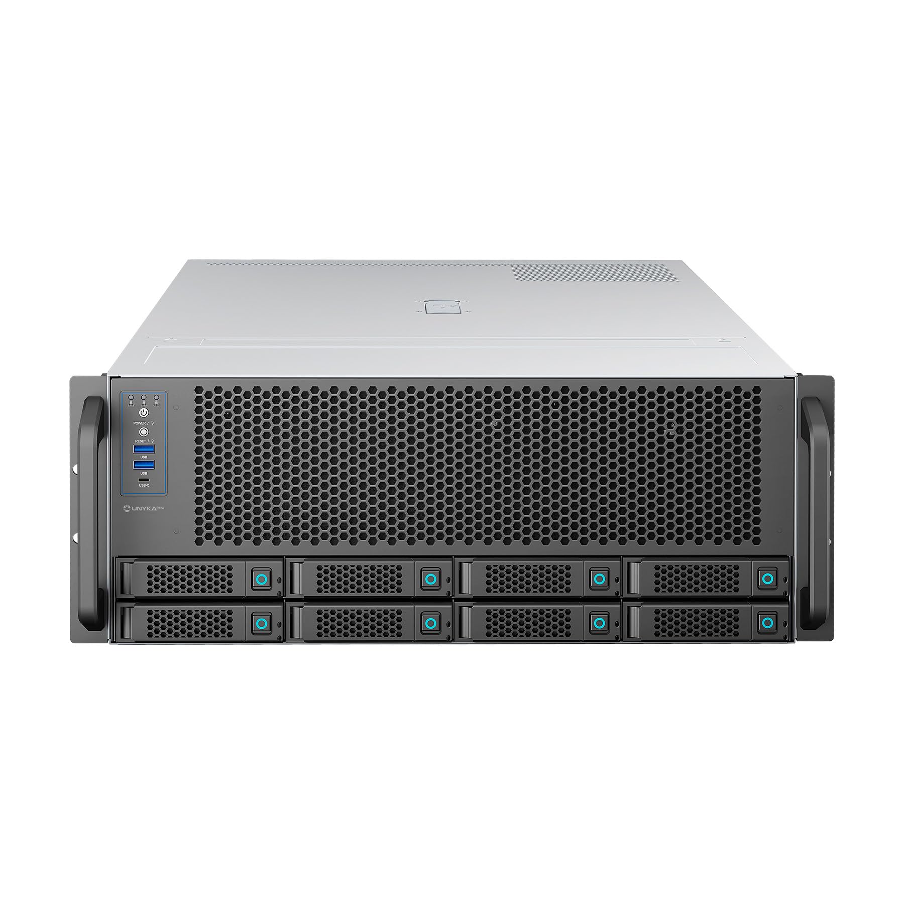 Box per server Rack Hot Swap 4U HSW4U6508 8 alloggi, Ottimizzato per IA e Progettato per supportare fino a 4 GPU