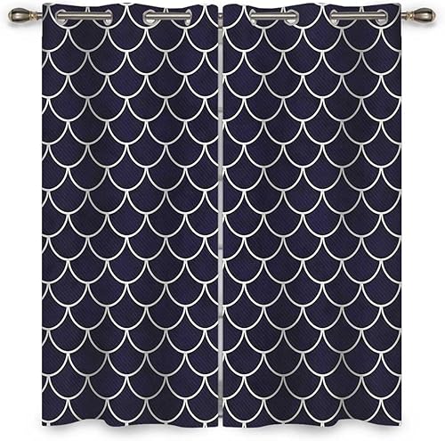 Miniatura 7 de Veiltail Goldfish Cortinas para Sala Elegantes Modernas, 2 paneles de cortinas traslúcidas, ventana grande de ancho x 108 pulgadas de alto