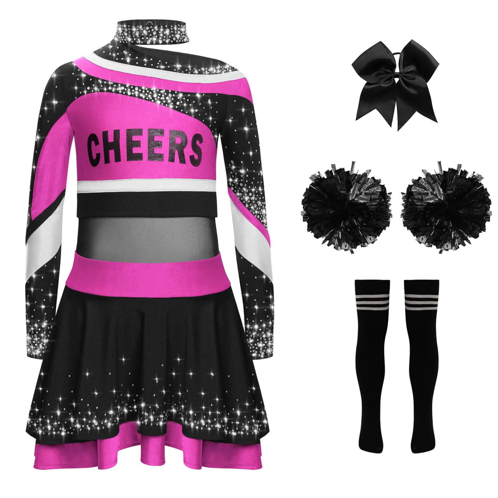 Vêtement danse moderne fille pour compétitions de cheerleading