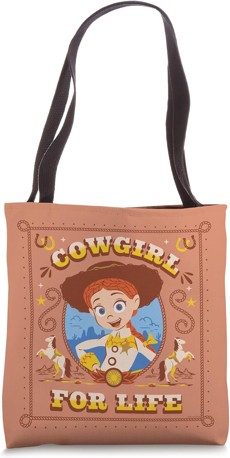 Disney and Pixar's Toy Story 5 Jessie Cowgirl for Life Tote Bag