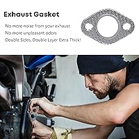 Vista 4 de Junta de escape GY6 - 50cc 70cc 90cc 110cc 125cc 150cc scooters ATV - GMB139 Motor ciclomotor Quad 4 ruedas - Dune Buggy Go Karts - Taotao Sunl