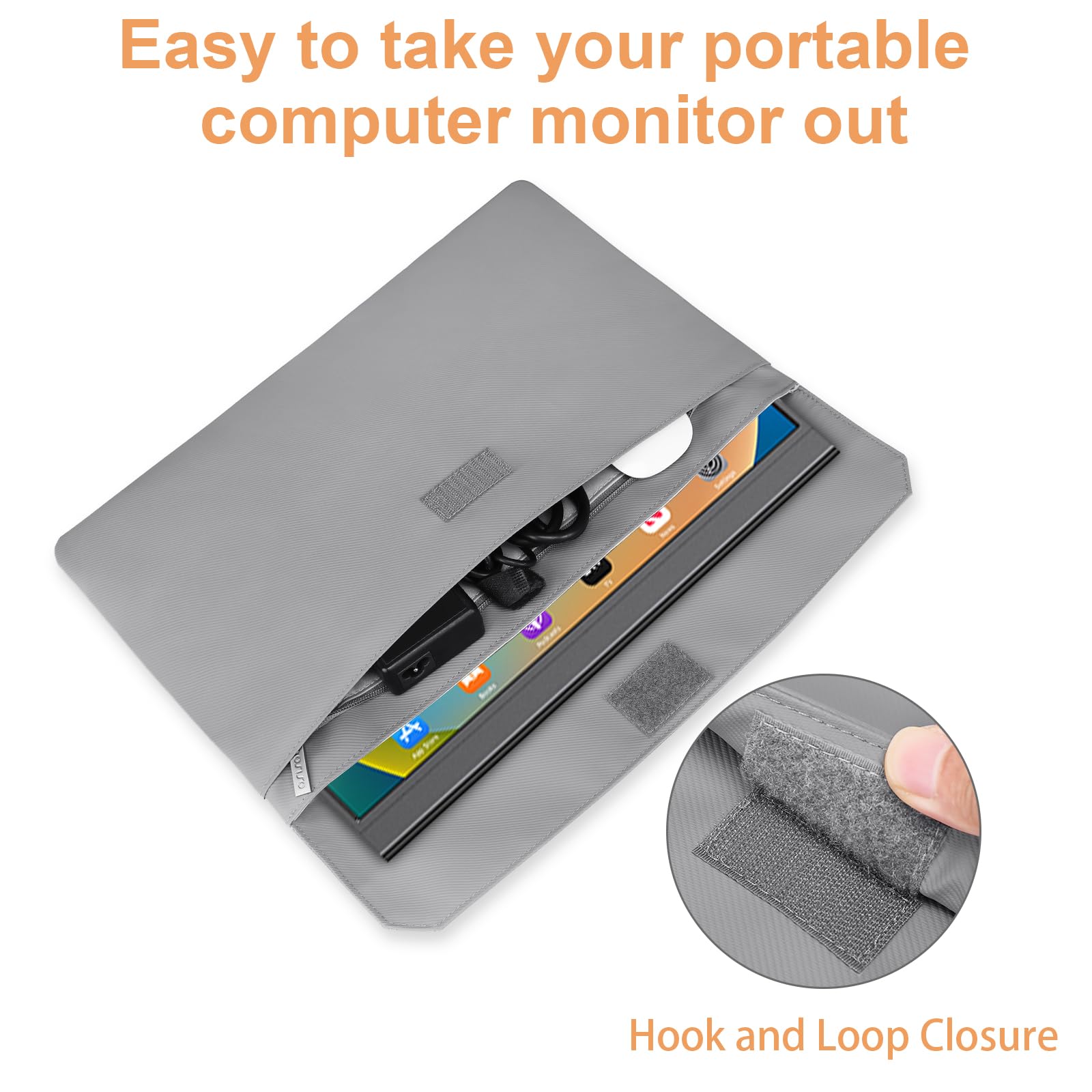 Amazon.com: MOSISO Portable Monitor Case Sleeve 16.1 inch