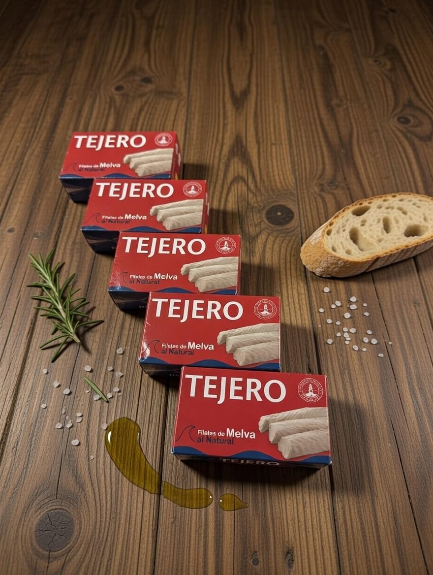 Tejero Filetes de Melva al natural 5 Latas 120 g