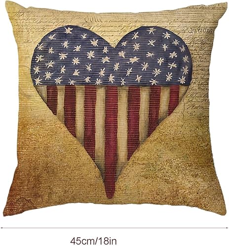 Miniatura 3 de Muised Fundas de almohada patrióticas para decoración del 4 de julio, fundas de cojín decorativas para sofá, decoración del hogar del 4 de julio