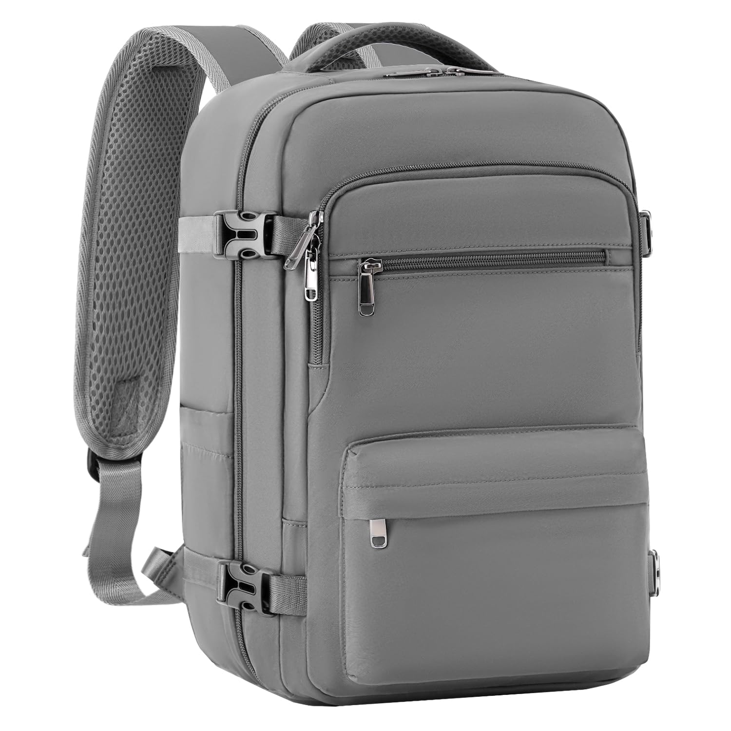 COOLIFE Vakuum Rucksack Handgepäck Ryanair 40x30x20 | Abnehmbarer Vakuumbeutel für großes Reisepacken, Laptop Rucksack 15.6 Zoll Für Outdoor und Studienreisen Damen Herren - Vacuum Koffer mit Pumpe