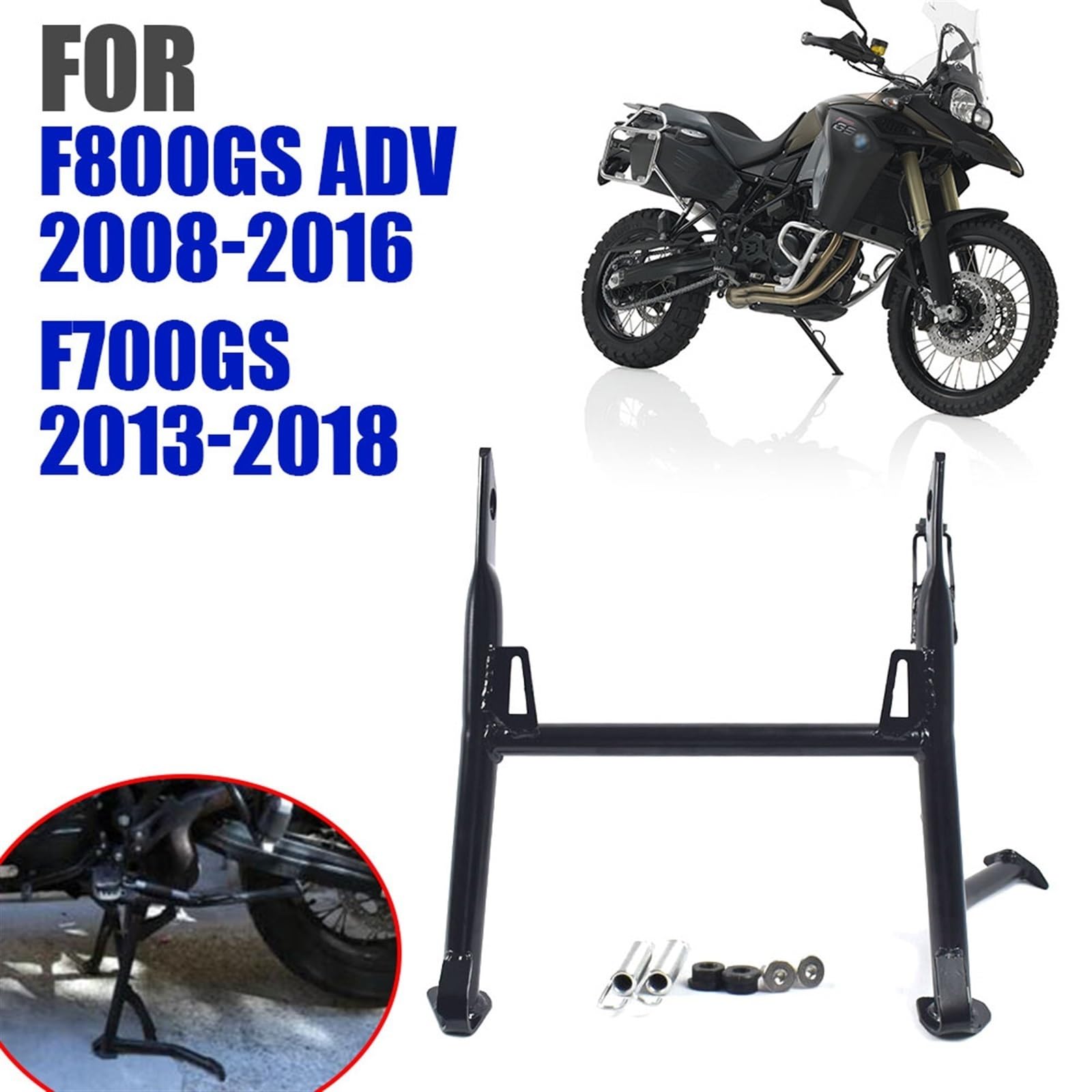 Podpórka motocyklowa Środkowy wspornik stojaka parkingowego Akcesoria pomocnicze, dla BMW, F800GS ADVENTURE F 800 GS F800 ADV 2008-2016
