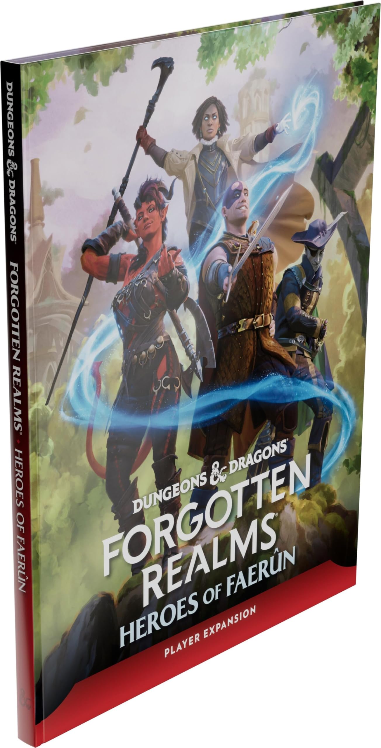 Wizards of The Coast | D&D Dungeons & Dragons Forgotten Realms Heroes of Faerun Player Expansion Tapa dura
