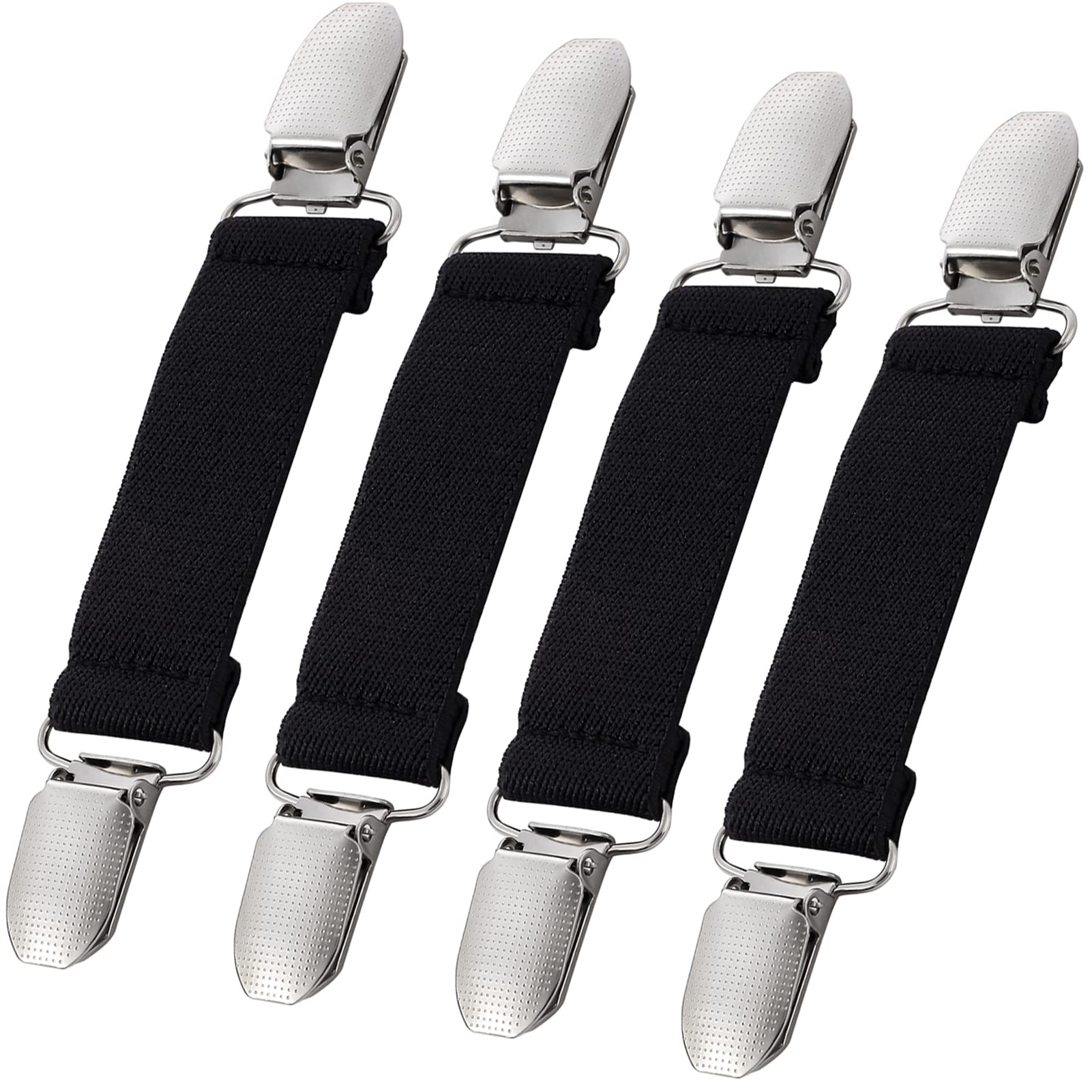 Mitten Clips Kids Winter Glove Clips Stainless Steel Fit Dress Clips Elastic Glove Caps Clip for Baby Kids Toddler and Adults