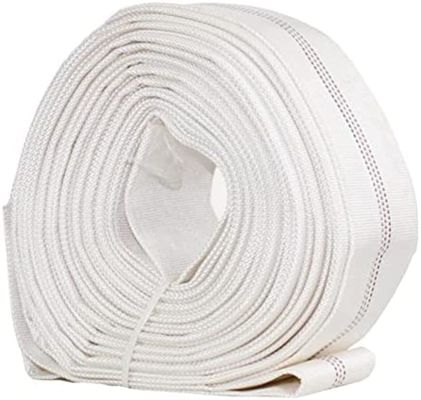 Manguera flexible de descarga de agua resistente de 5 cm, lona de poliéster ligera para riego de jardín y lucha contra incendios, solución de suministro de agua de 18 m (50 mm)