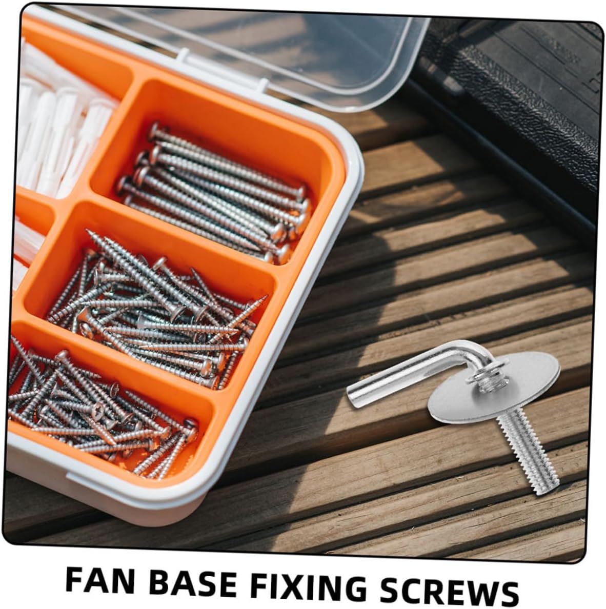 2pcs Fan Stand Mounting Bolts Iron Screws Fan Base Fasteners Set for Floor Pedestal Replacement Hardware Kit