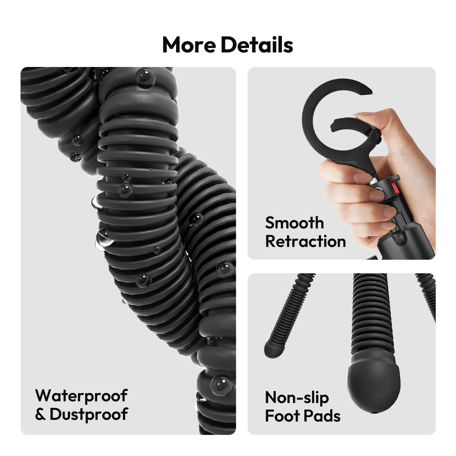 ULANZI MT30 Trípode Magnético Flexible para iPhone con Rosca de 1/4", Minisoporte Flexible para Teléfono, Minitrípode Octopus para Fotos Creativas y Grabación de Vídeo, Compatible con Cámaras MagSafe