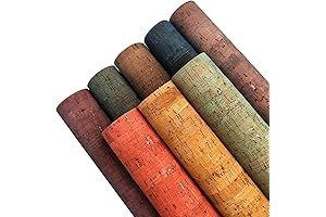ZAIONE Cork Fabric by the Yard for Sewing Bags