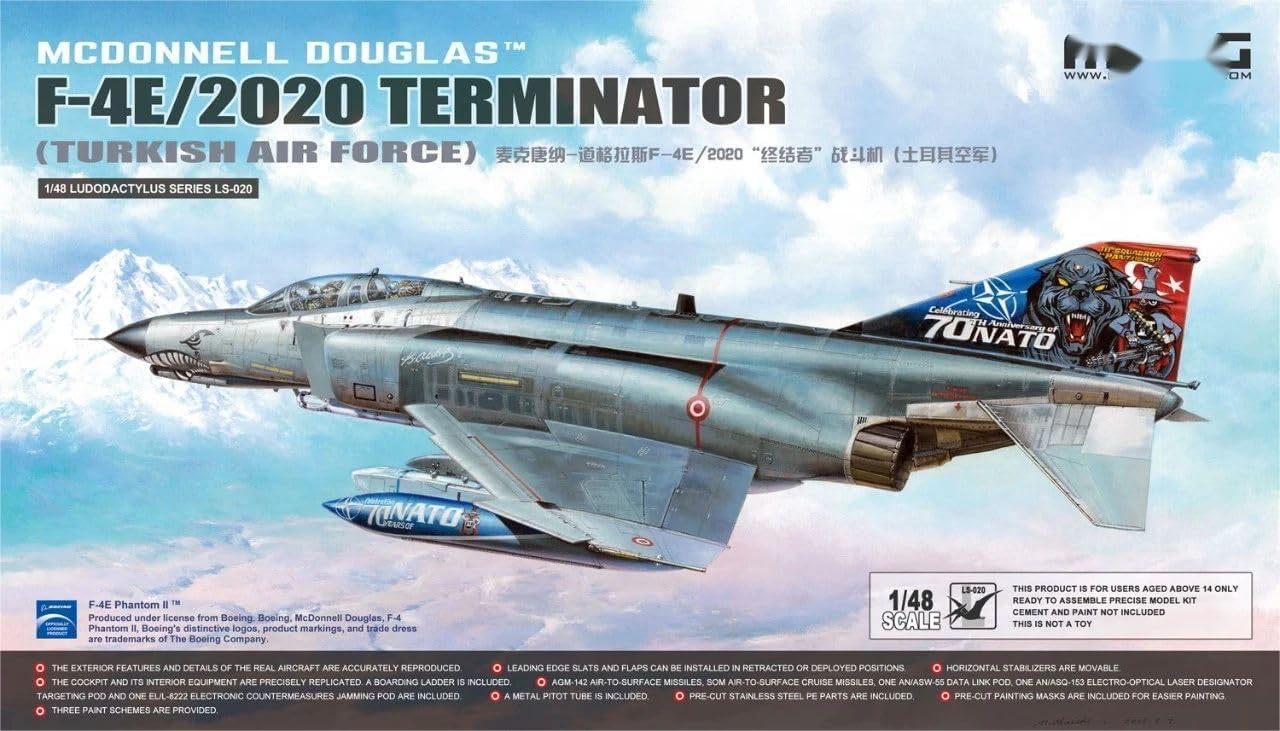 未組立 モンモデル他 戦闘機プラモデル4点まとめ Amazon | モンモデル 1/48スケール トルコ空軍 F-4E/2020 エフ-4イー