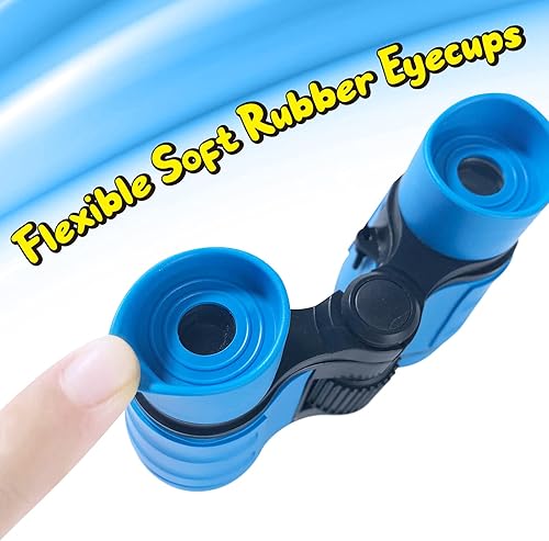 Miniatura 4 de Binoculares para niños, juguetes de regalo para niños de 3 a 12 años, telescopio para niños y niñas, juguetes al aire libre para deportes y juegos