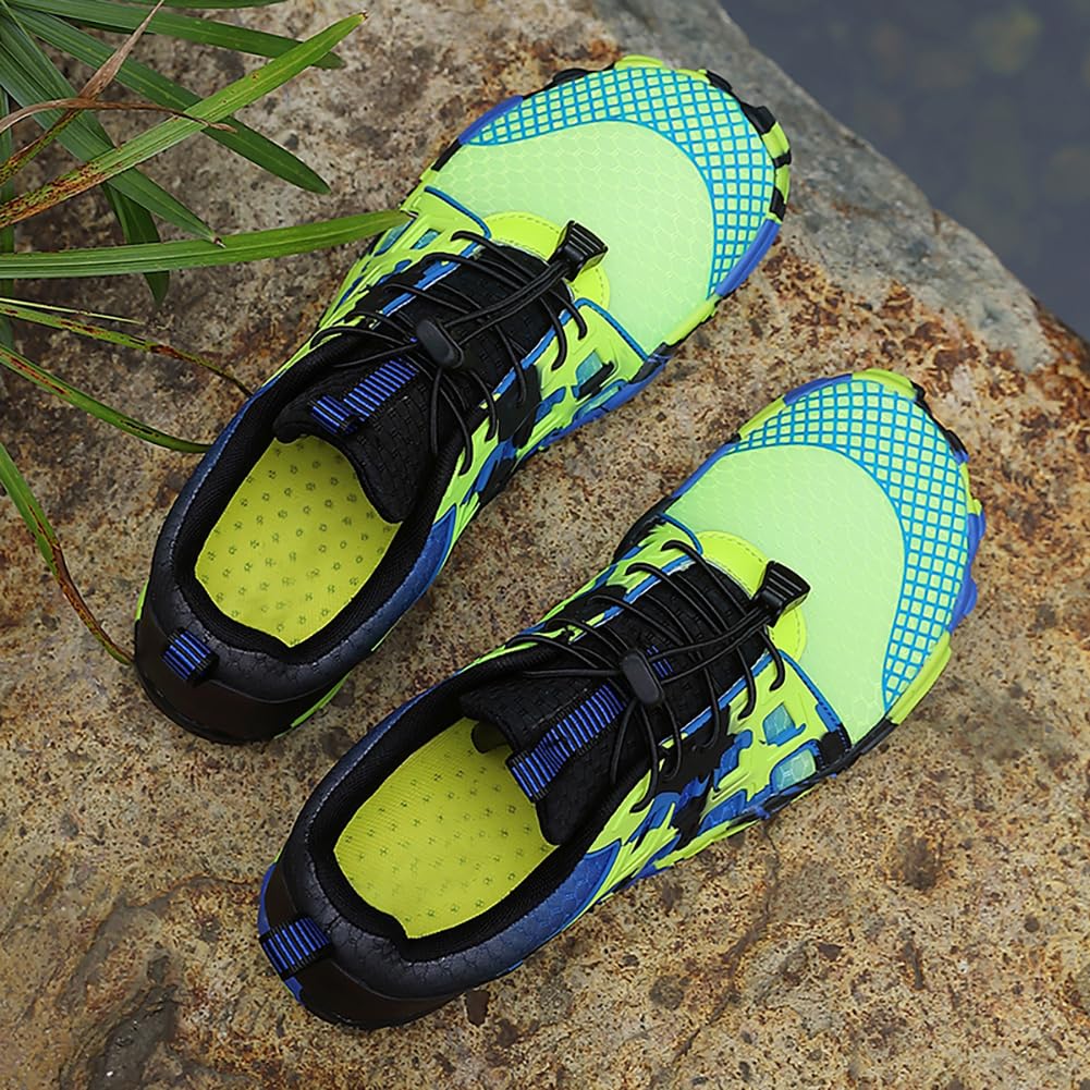 Scarpe Acquatiche Piedi Nudi per Donna Uomo, Sneakers Anfibie con Cinturino Elastico Asciugatura Rapida per Trekking, Surf, Pesca, Allenamento Sportivo