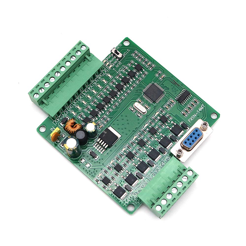 DollaTek DC24V Plc Controller industriale scheda di controllo FX1N-14MT Uscita a transistor