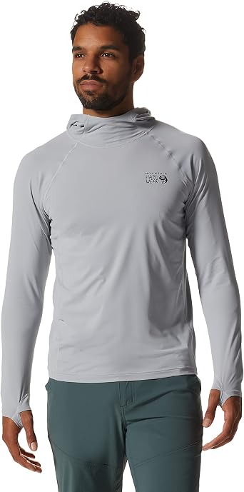Mountain Hardwear Men's Crater Lake Hoody, Glacial, M