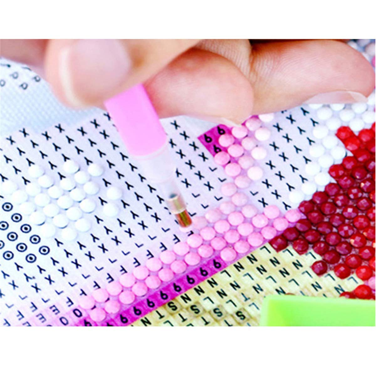 Kit de broderie diamant Panda - TOILE - Forme ronde - 5D forage complet