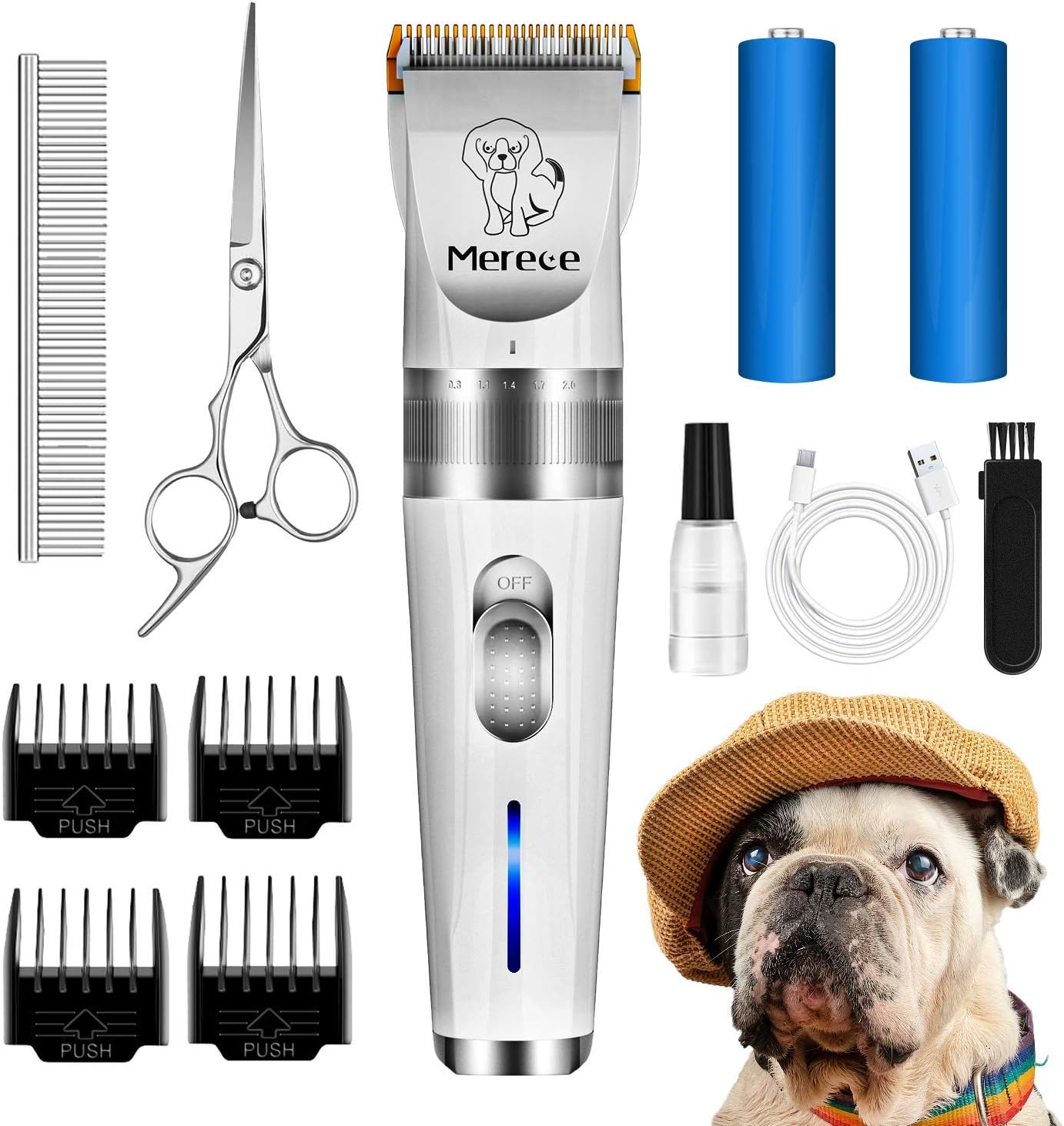 Merece Dog Clippers (Silver)