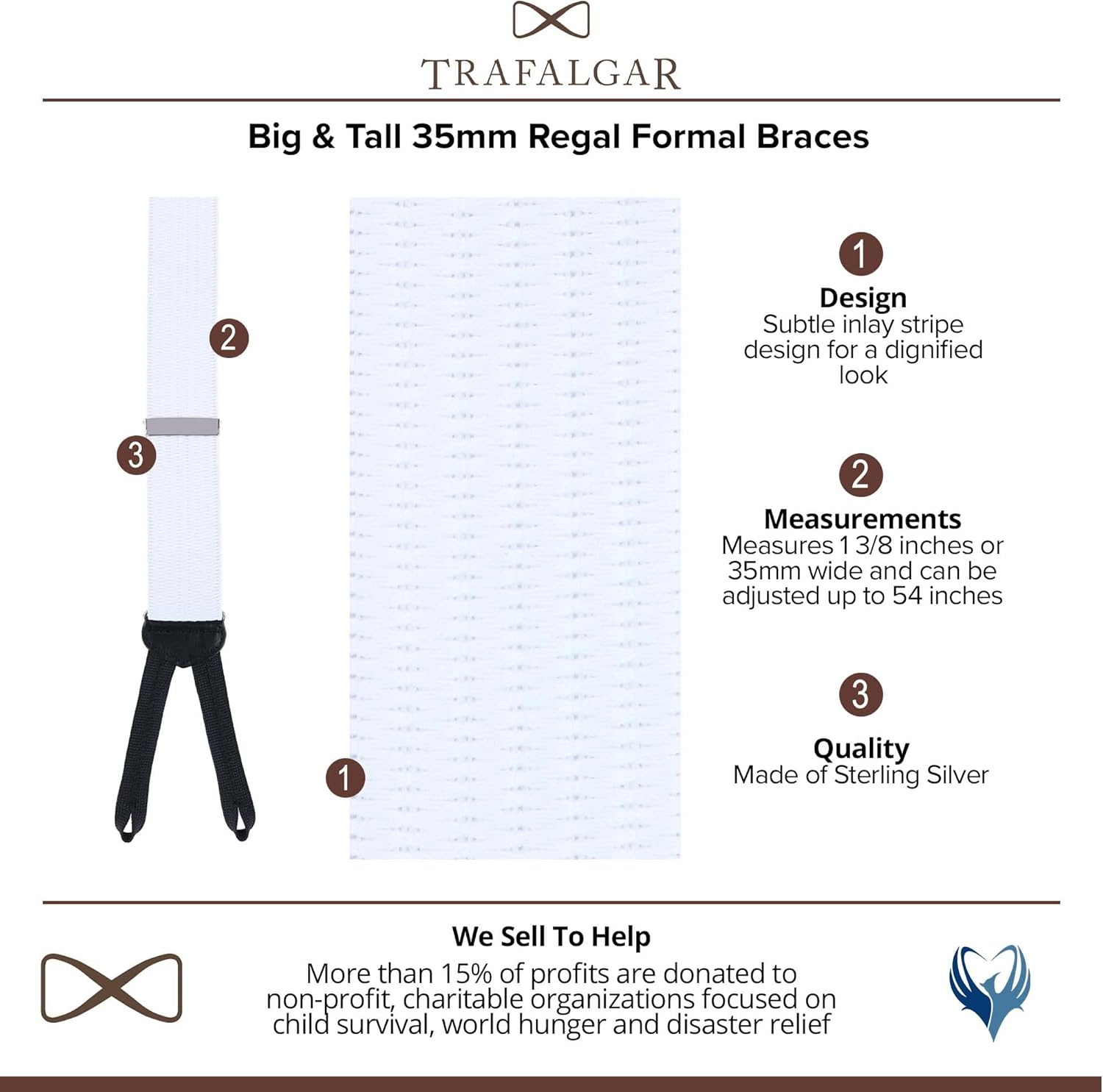 Trafalgar Big & Tall 35mm Regal Formal Braces