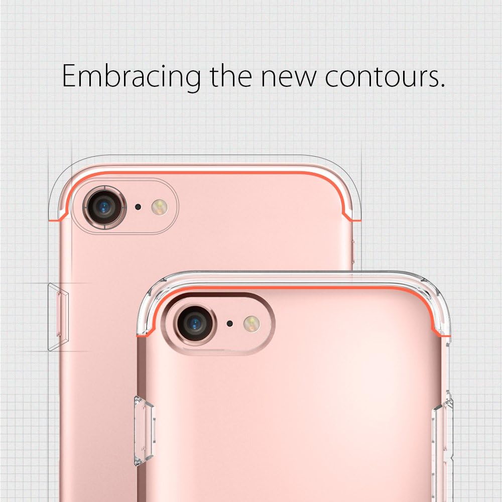 Spigen Flip Armor Designed for iPhone 7 Case (2016) / Designed for iPhone 8 (2017) - Rose Gold