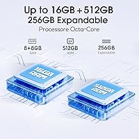 Vista 2 de Ulefone Note 16 Pro (16+512GB) teléfonos desbloqueados, teléfono inteligente Android 13, cámara principal de 50 MP, pantalla de gota de agua HD+