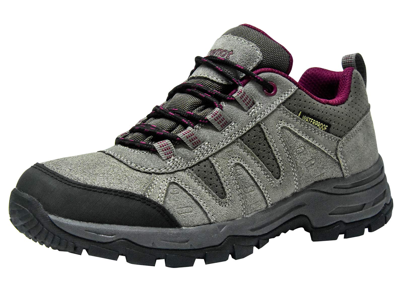 riemot Botas de Senderismo y Campo para Mujer Hombre, Zapatillas Altas de Trekking Zapatos de Montaña Escalada Aire Libre Calzado Impermeable Ligero Antideslizantes Sneakers