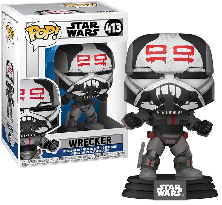 39108　Funko pop スターウォーズ Amazon.com: Funko Pop! Star Wars: Clone Wars - Wrecker Vinyl