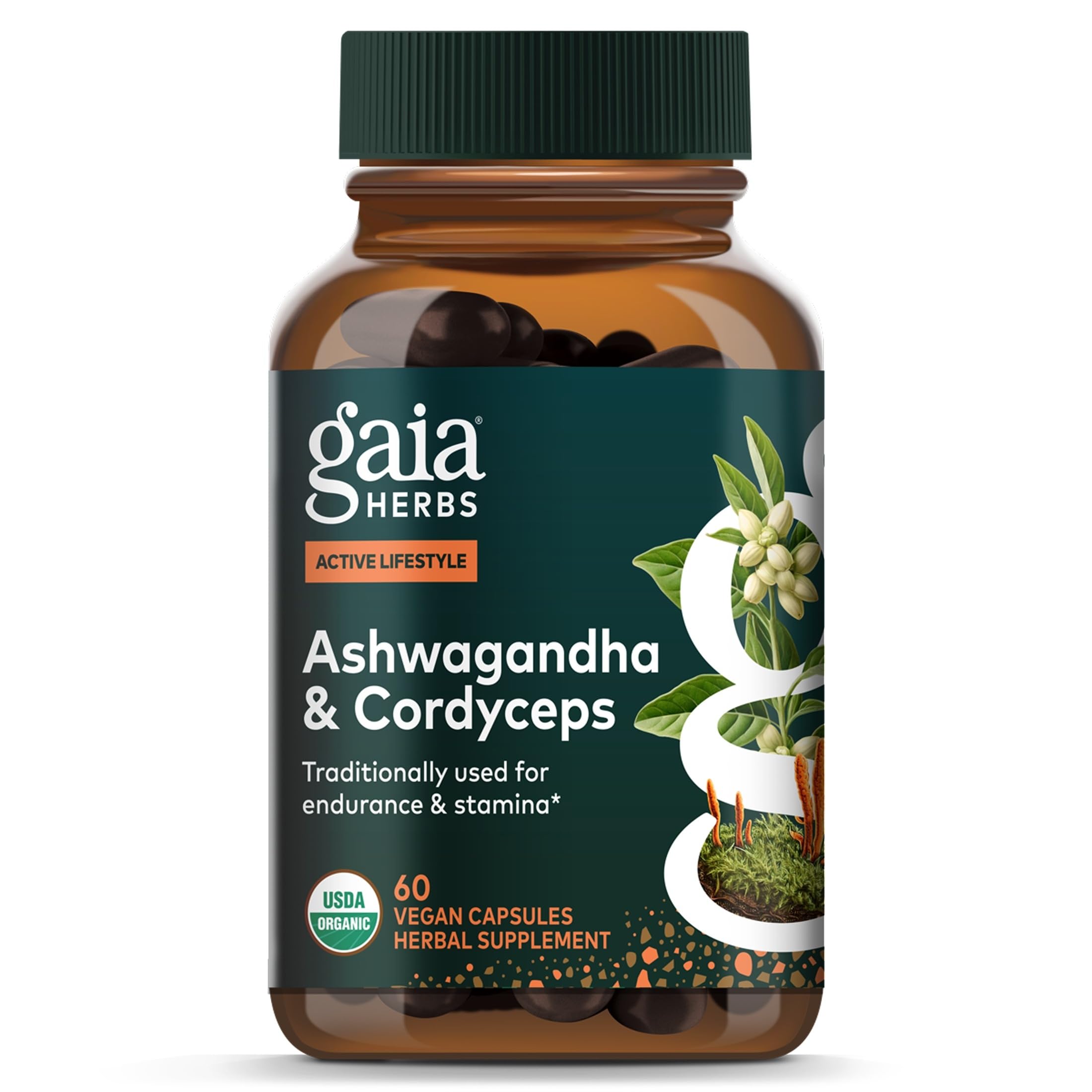 Gaia Herbs Adaptogen Performance, 60 Vegan Capsules, 60 Servings