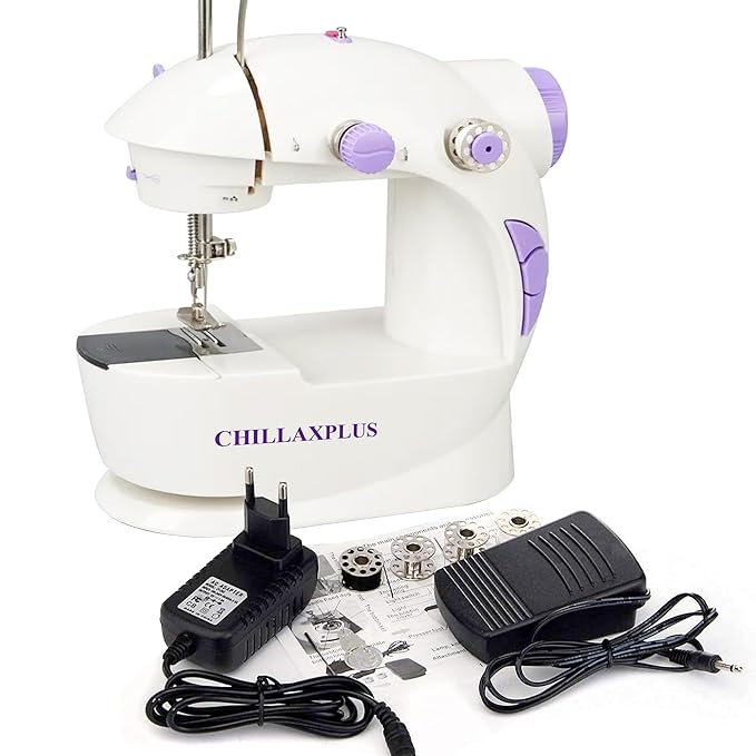 CHILLAXPLUS sewing machine for home tailoring, silai machine, mini