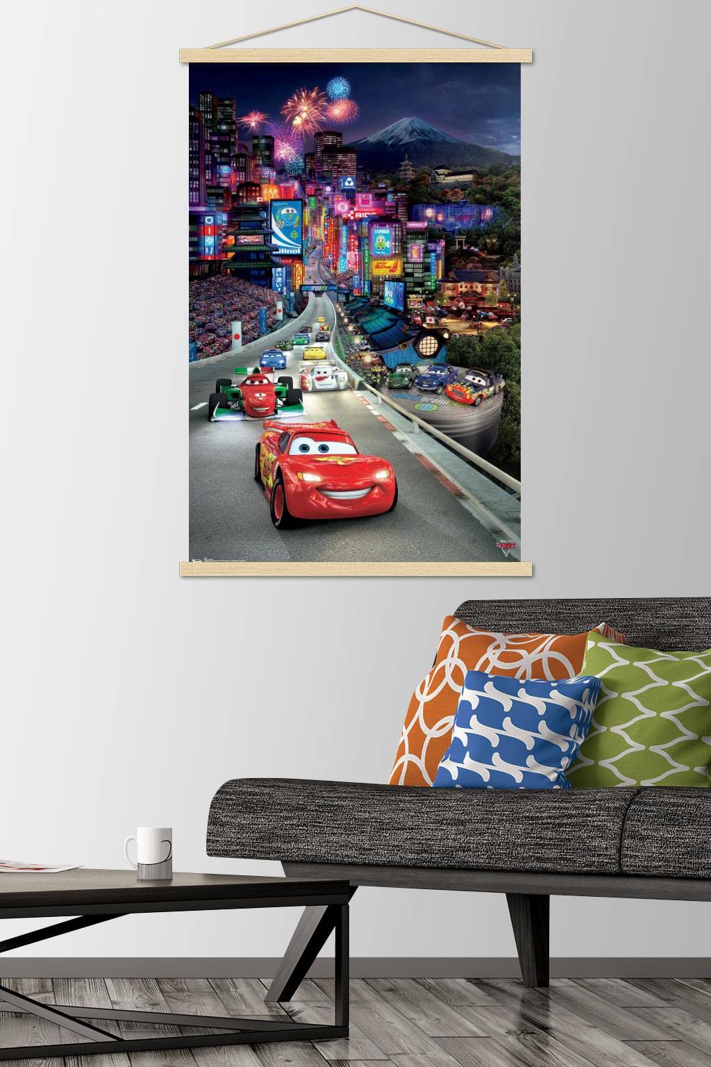 Amazon.com: Disney Pixar Cars 2 - Triptych 1 Wall Poster with