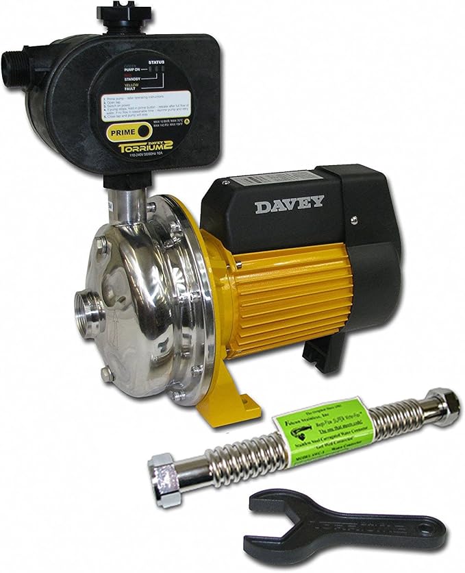 Davey Water Pumps BT3030 30GPM 30lbs Boost Max Boost 50lbs
