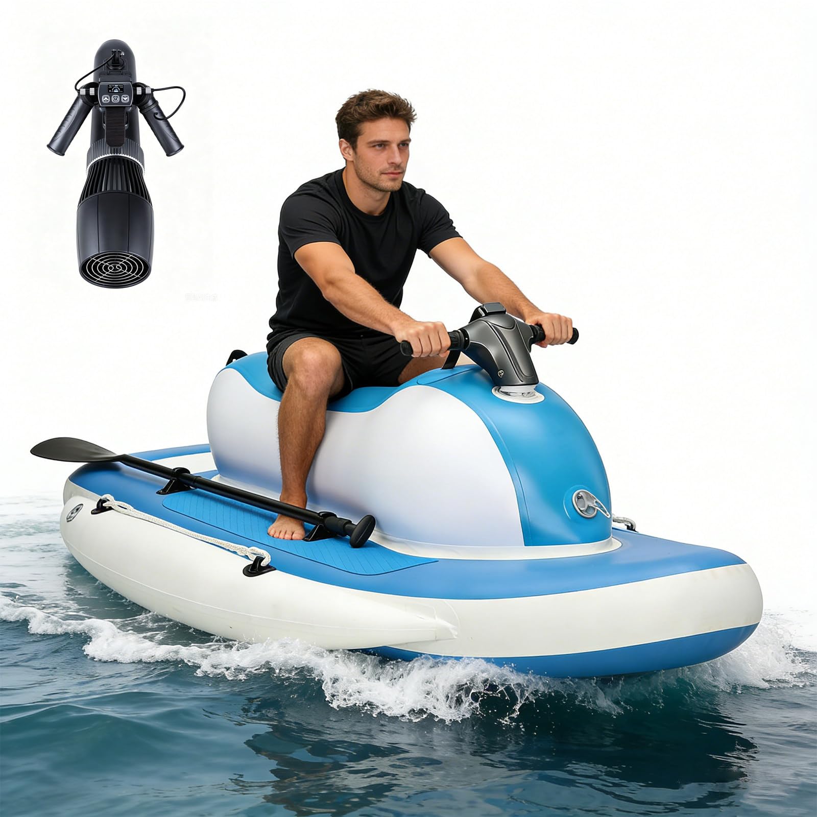 Barca Hinchable Adultos Estilo Kayak Flotante Premium Powered