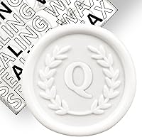 Vista 91 de 50 calcomanías adhesivas de sello de cera con letra M rosa, hechas a mano, sin necesidad de sellar, rasgar y usar calcomanías de cera