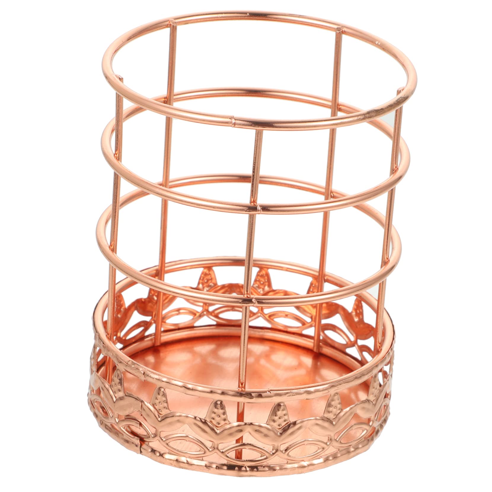 SHINEOFI 4pezzi Portapenne Organizer Da Scrivania Metallo Reticolo Per Ufficio Porta Penne Per Cancelleria e Make-up Per Decorare e Organizzare Tuo Spazio Di Lavoro