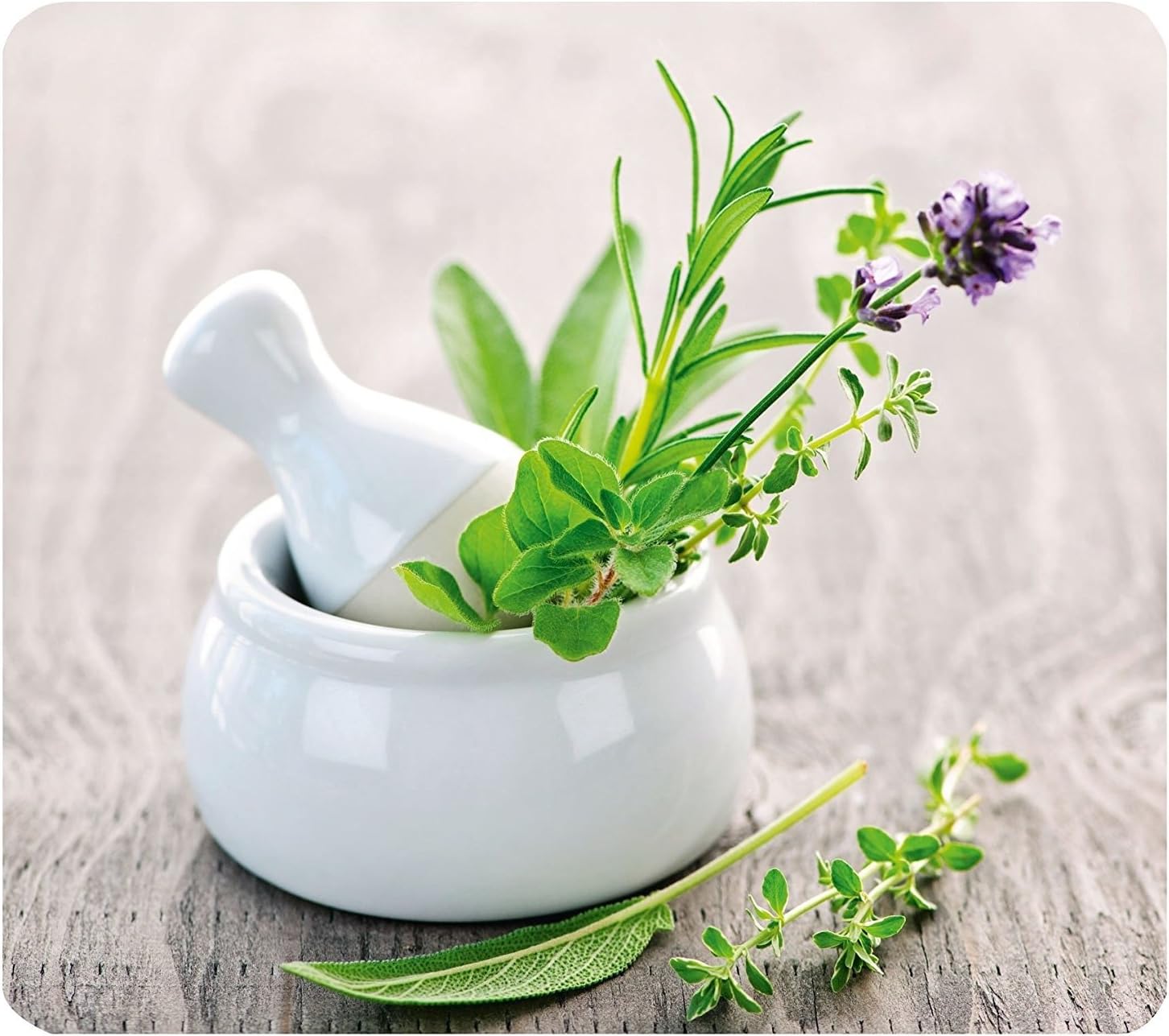 Herb Garden Glass Hob Cover - Large
