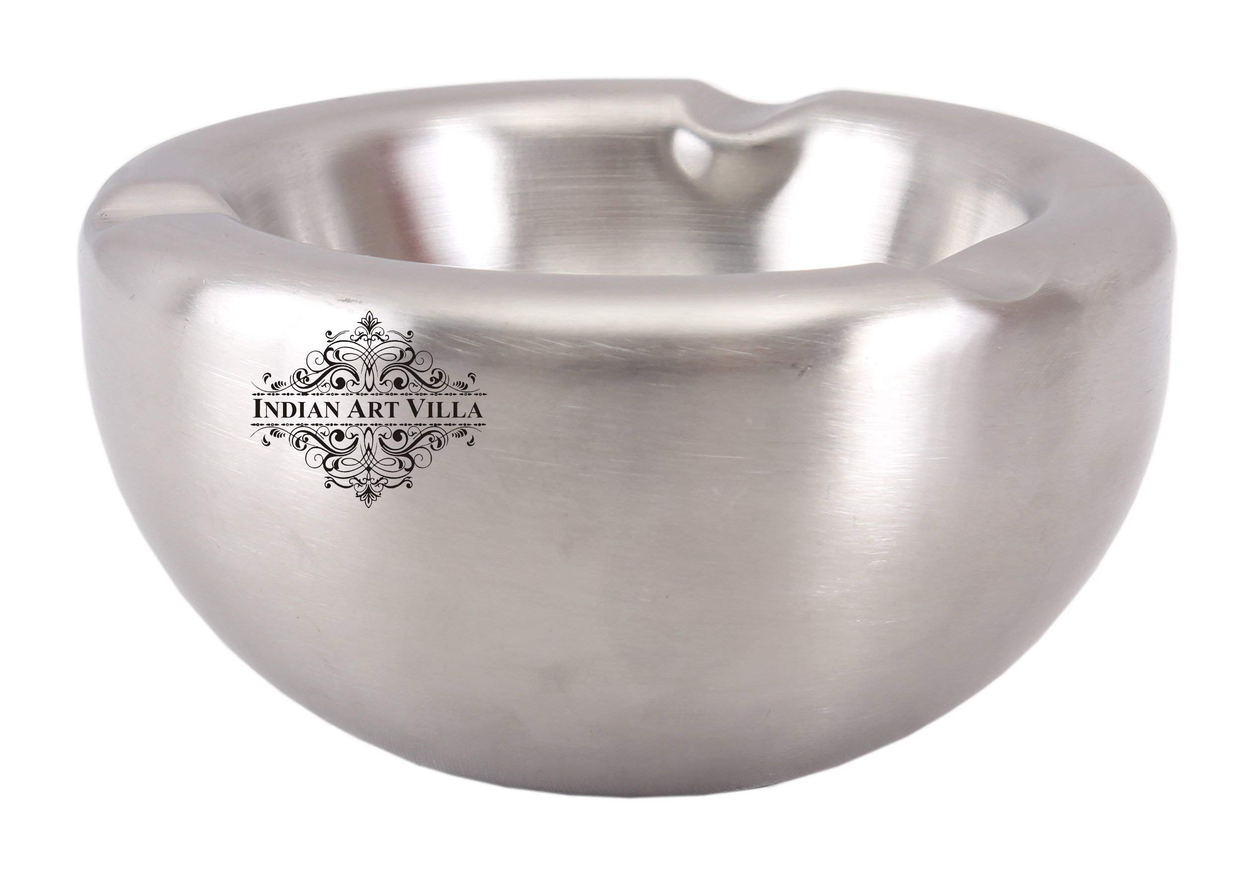 Indian Art Villa Solid Steel Ash Tray|4.0" Inch Daimeter|For Tableware Home Hotel Restaurant-image-47